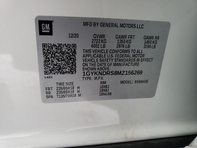 Auction sale of the 2021 CADILLAC XT5 , vin: 1GYKNDRS8MZ156269, lot number: 37983593