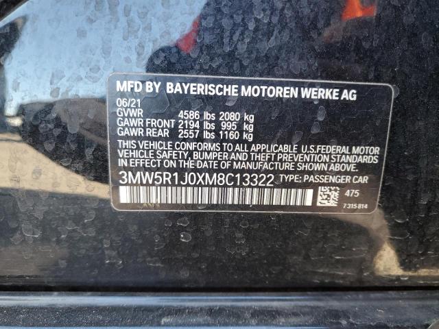 2021 BMW 330I - 3MW5R1J0XM8C13322