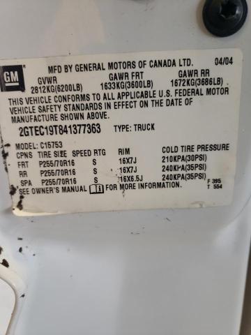 2GTEC19T841377363 GMC New Sierra C1500
