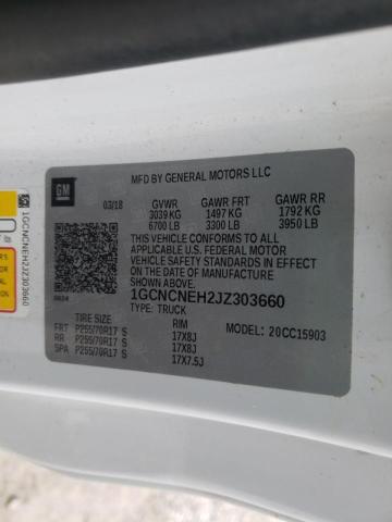 2018 CHEVROLET SLVRD 1500 1GCNCNEH2JZ303660