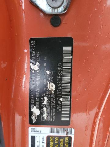 WMWRH33465TF82997 Mini COOPER S