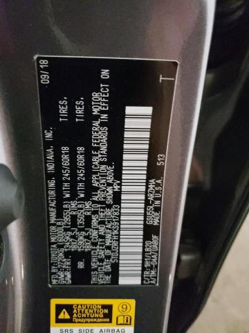 2019 TOYOTA HIGHLANDER - 5TDJZRFH1KS917833