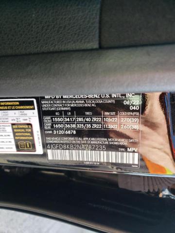 2022 MERCEDES-BENZ GLE COUPE - 4JGFD8KB2NA787235