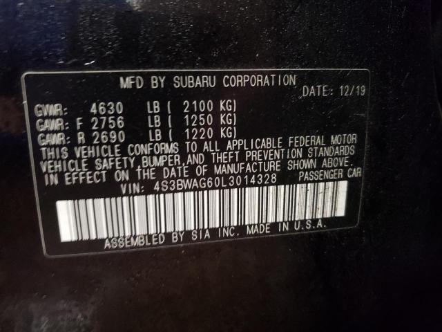 4S3BWAG60L3014328 Subaru Legacy Sport