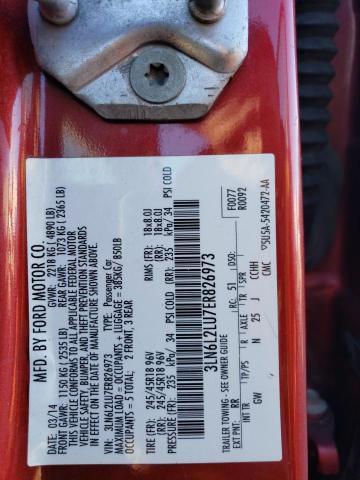 3LN6L2LU7ER826973 Lincoln MKZ HYBRID