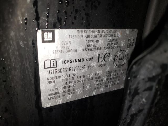 1GTG6CE31G1253026 GMC Canyon