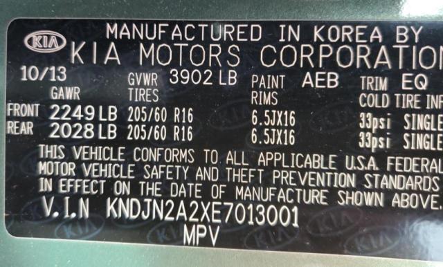 KNDJN2A2XE7013001 KIA SOUL