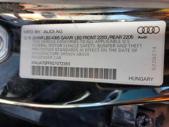 2016 AUDI A3 PREMIUM - WAUA7GFFXG1072393