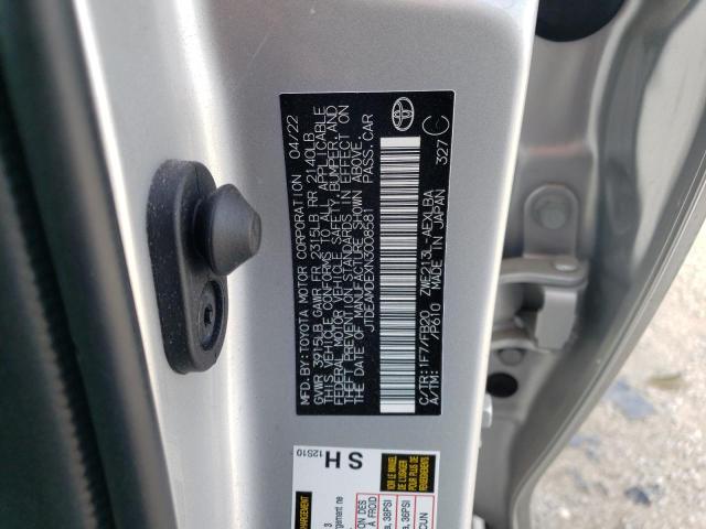 2022 TOYOTA COROLLA LE JTDEAMDEXN3008581