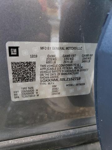 1GKKNMLS0LZ152718 GMC Acadia