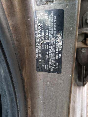 KNAFX4A60E5063431 KIA FORTE LX