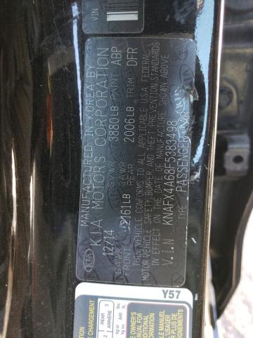 KNAFX4A68F5383498 KIA FORTE LX