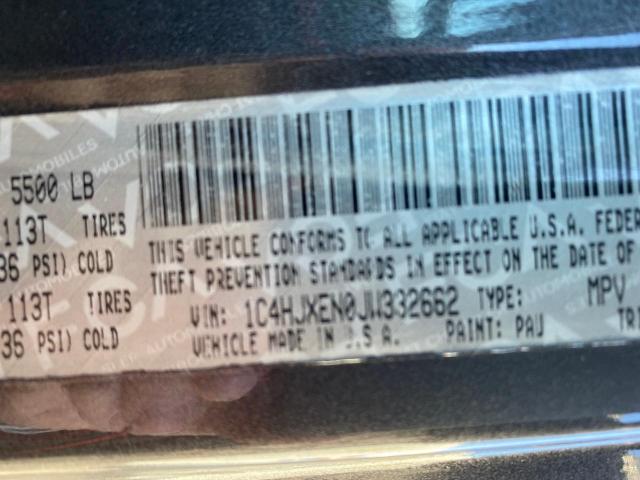 1C4HJXEN0JW332662 Jeep Wrangler Unlimited Sahara