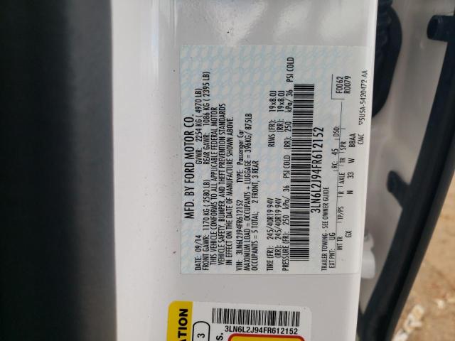 3LN6L2J94FR612152 Lincoln MKZ