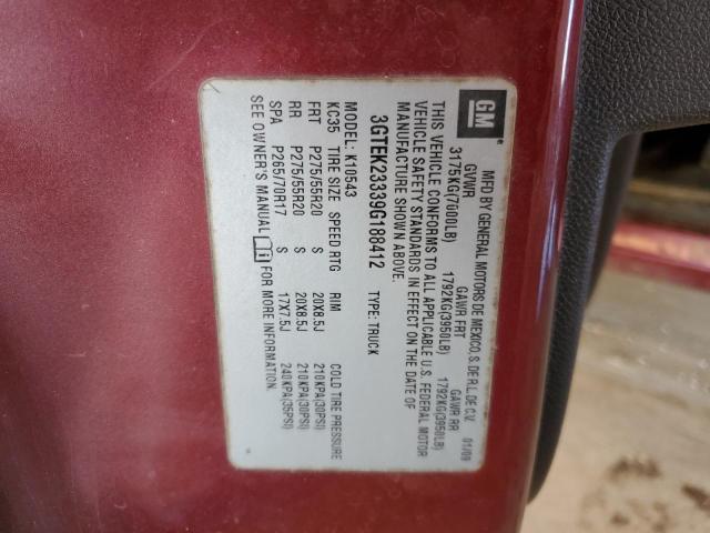 3GTEK23339G188412 GMC Sierra K1500 Sle