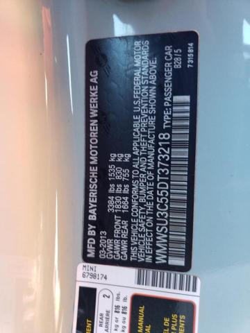 WMWSU3C55DT373218 Mini Cooper