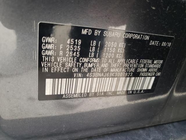 4S3BNAJ69K3007923 Subaru Legacy 2.5i Limited