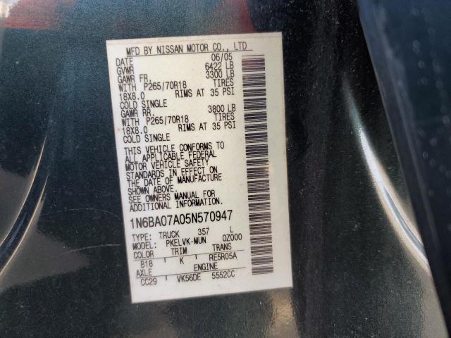 1N6BA07A05N570947 Nissan Titan