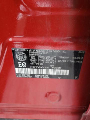2017 TOYOTA RAV4 LE 2T3BFREV3HW542636