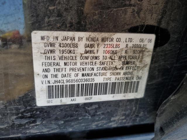 JH4CL96856C036035 Acura TSX