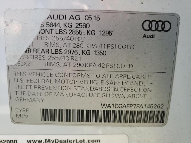 WA1CGAFP7FA145262 Audi Sq5 Premium Plus