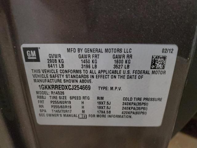 1GKKRREDXCJ254669 GMC Acadia Slt-1
