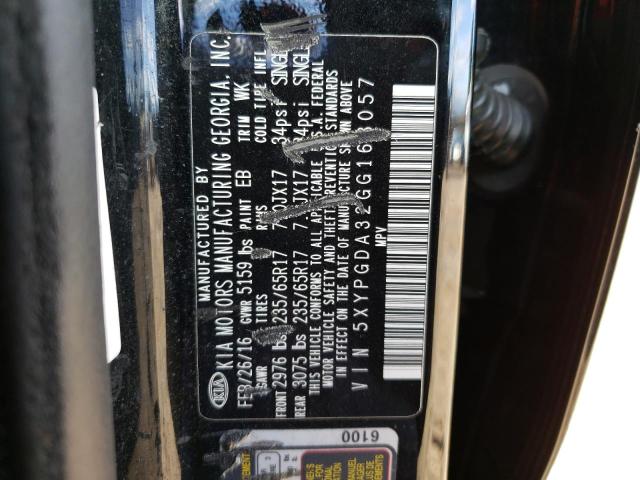 2016 KIA SORENTO LX - 5XYPGDA32GG168057