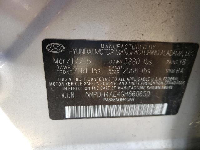 2016 HYUNDAI ELANTRA SE - 5NPDH4AE4GH660650