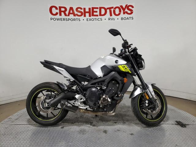 Salvage motorcycles for sale at Dallas, TX auction: 2017 Yamaha FZ09 C