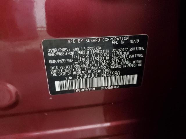 JF2SKAJC8LH444980 Subaru Forester Premium