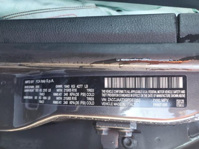 ZACCJAAT3GPD83333 Jeep Renegade Sport