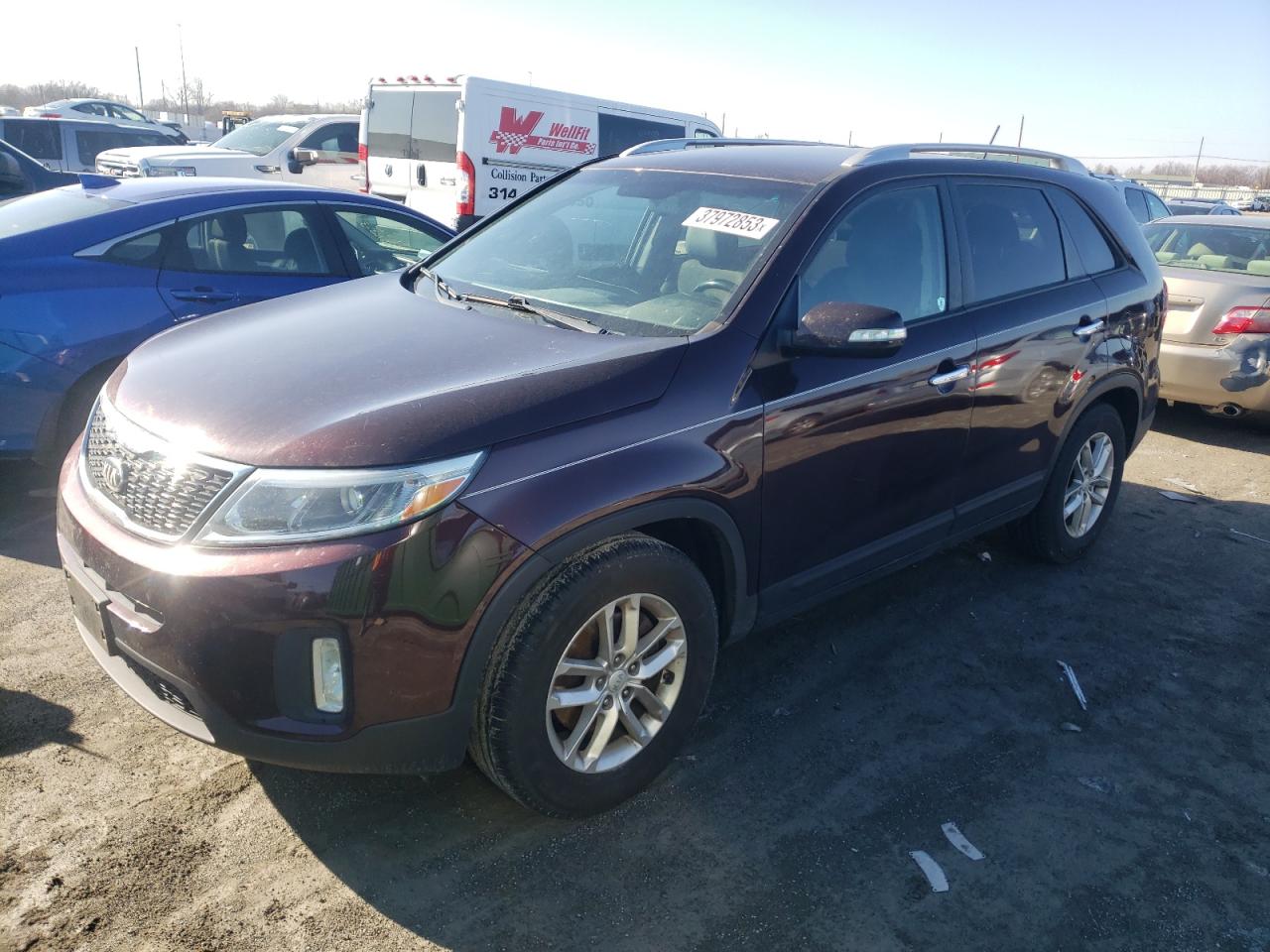 2015 Kia Sorento Lx VIN: 5XYKT3A67FG577888 Lot: 37425594