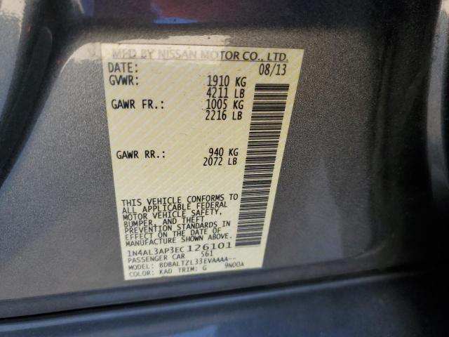 1N4AL3AP3EC126101 Nissan ALTIMA 2.5