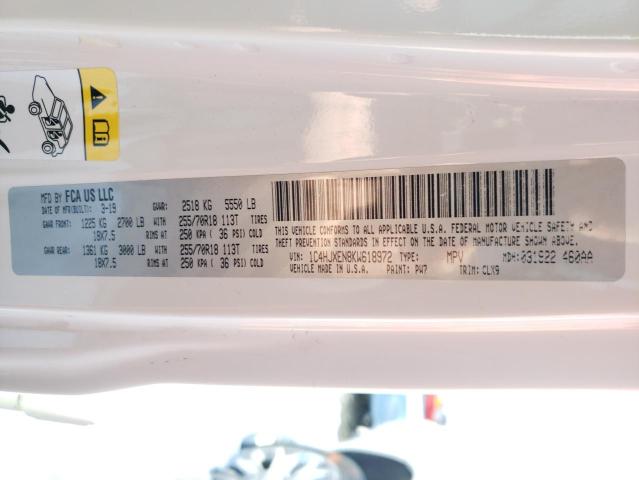 1C4HJXEN8KW618972 Jeep Wrangler Unlimited Sahara