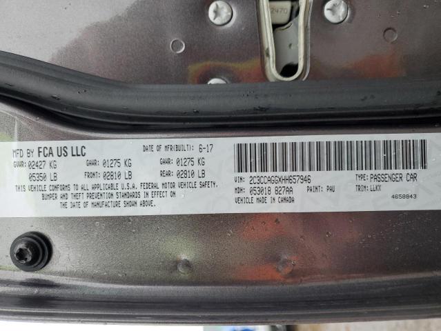 2017 CHRYSLER 300 S - 2C3CCAGGXHH657946