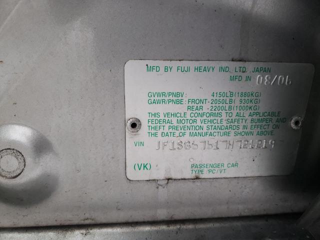 JF1SG67617H721219 Subaru Forester 2.5x Ll Bean