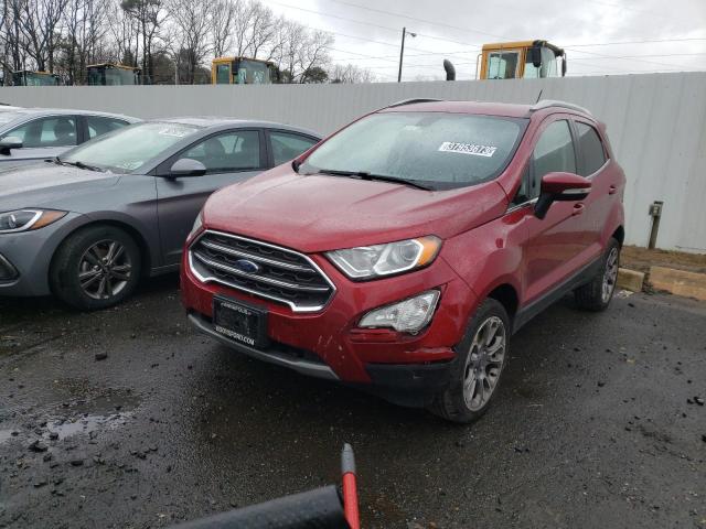 Salvage cars for sale from Copart Glassboro, NJ: 2018 Ford Ecosport T