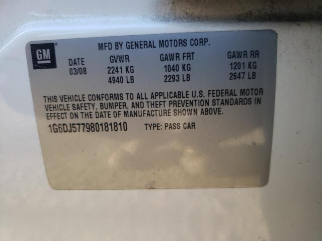 1G6DJ577980181810 Cadillac CTS