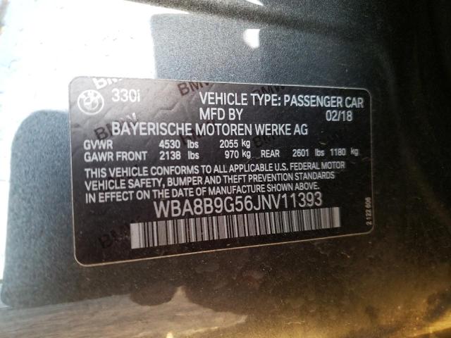 WBA8B9G56JNV11393 BMW 330 I