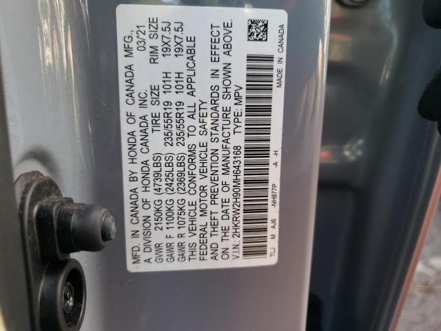 2021 HONDA CR-V TOURI - 2HKRW2H90MH643168