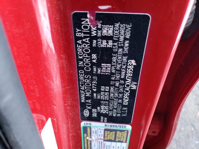 KNDP6CACXM7895839 KIA SPORTAGE S