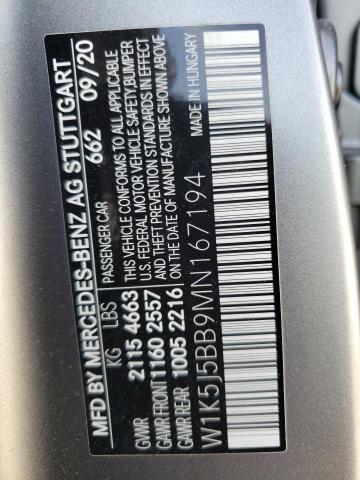 2021 MERCEDES-BENZ CLA AMG 35 W1K5J5BB9MN167194