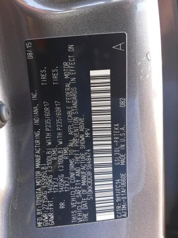 2015 TOYOTA SIENNA LE - 5TDKK3DC8FS648474