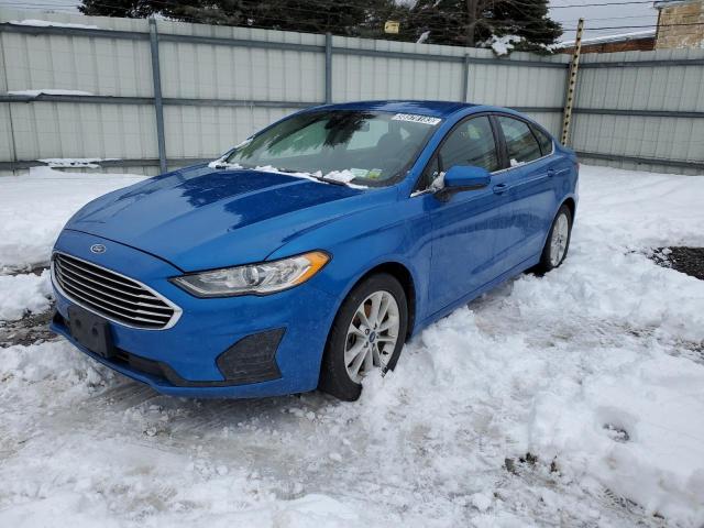 Salvage cars for sale from Copart Albany, NY: 2019 Ford Fusion SE