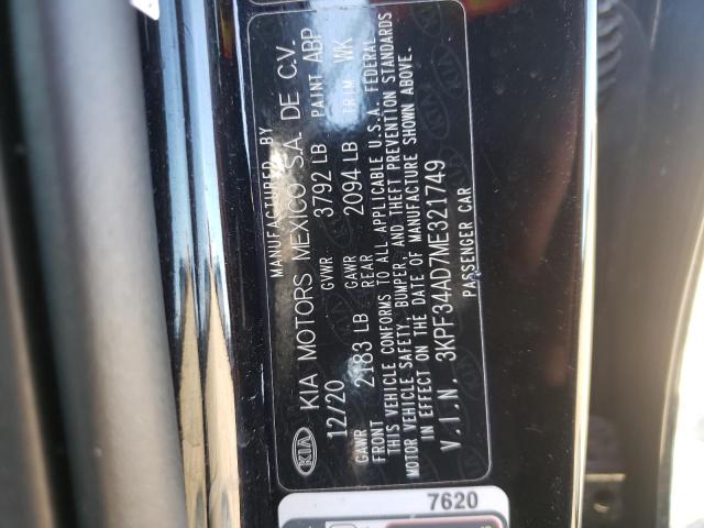 2021 KIA FORTE GT L - 3KPF34AD7ME321749
