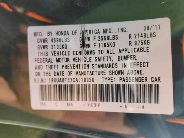 19UUA8F52CA010920 Acura TL
