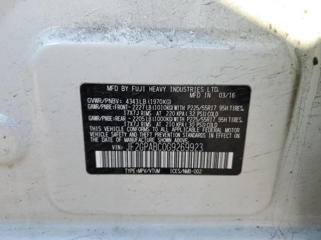 JF2GPABC0G9269923 Subaru Crosstrek Premium