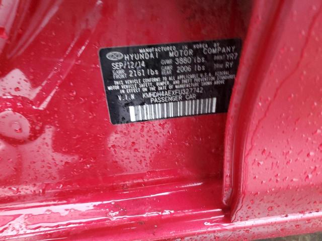 2015 HYUNDAI ELANTRA SE KMHDH4AEXFU327742