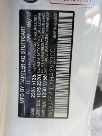 2017 MERCEDES-BENZ E 300 - WDDZF4JBXHA292300