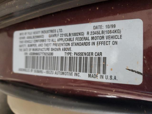 4S3BH6657Y7625330 Subaru Legacy Outback